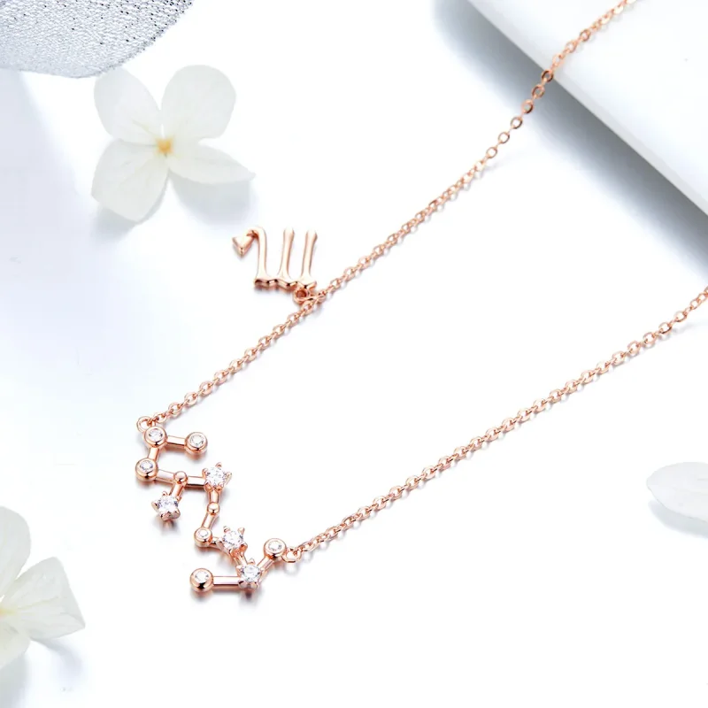 (slika za) Ogrlica s škorpijonom v stilu Pandora - BSN025 - Ogled 3