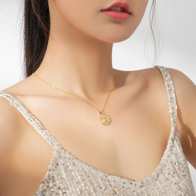 (slika za) Ogrlica s slonom v slogu Pandora - BSN173 - Ogled 7