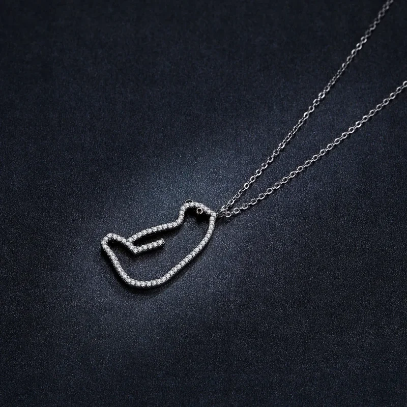 (slika za) Ogrlica s polarnim medvedom v stilu Pandora - BSN195 - Ogled 6