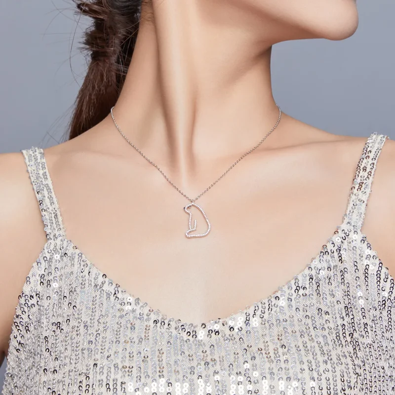 (slika za) Ogrlica s polarnim medvedom v stilu Pandora - BSN195 - Ogled 9