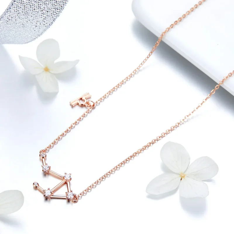 (slika za) Ogrlica Tehtnica v stilu Pandora - BSN022 - Ogled 3