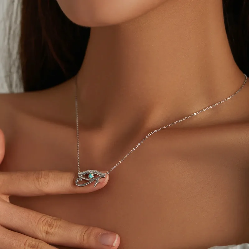 (slika za) Ogrlica v slogu Pandora Horusovo oko - BSN241 - Ogled 8