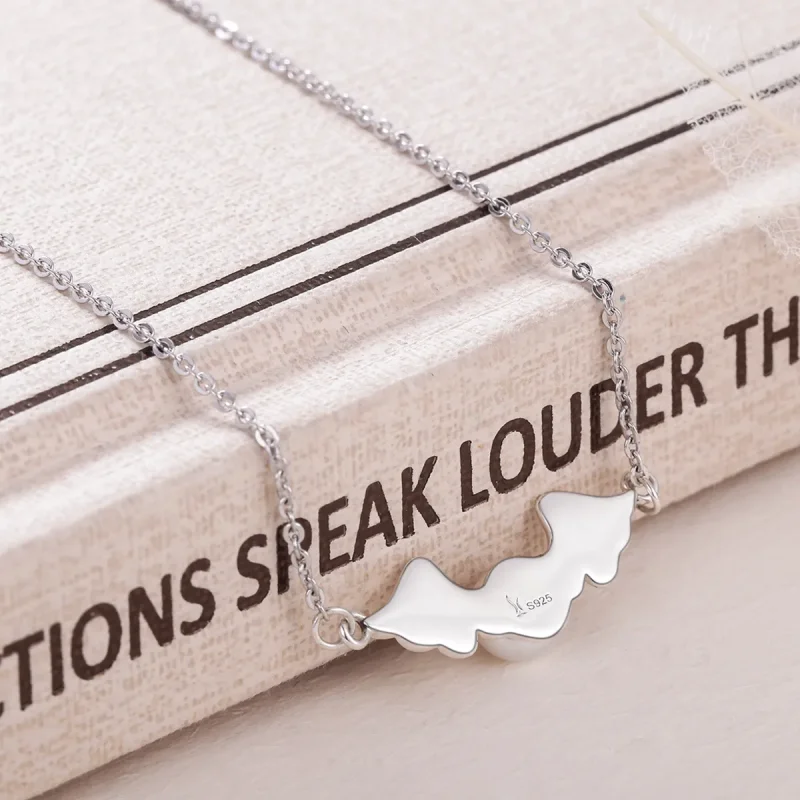 (slika za) Ogrlica z angelskimi krili v stilu Pandora - VSN021 - Ogled 4