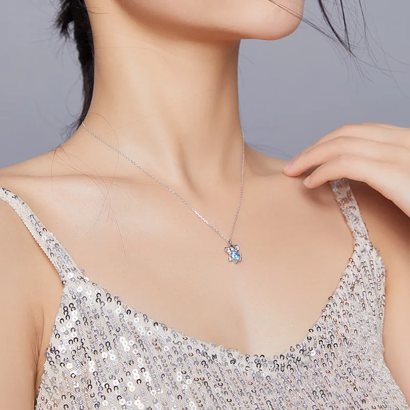 (slika za) Ogrlica z živahnim slonom Pandora Style - BSN180 - Ogled 7