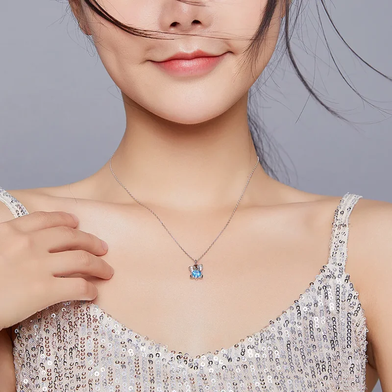 (slika za) Ogrlica z živahnim slonom Pandora Style - BSN180 - Ogled 8