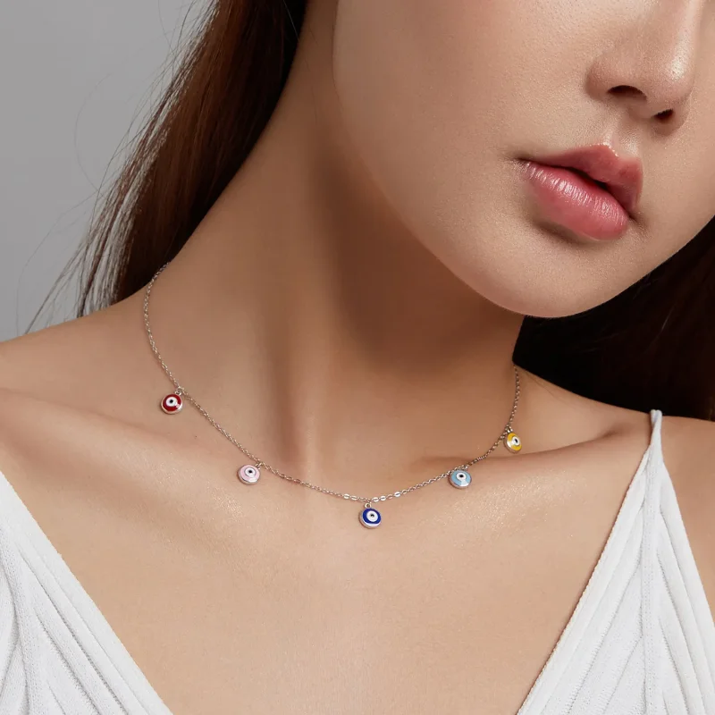 (slika za) Pandora Style Guardian Eye ogrlica - SCN463 - Ogled 5