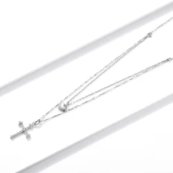 Pandora Style Love Cross ogrlica - BSN197
