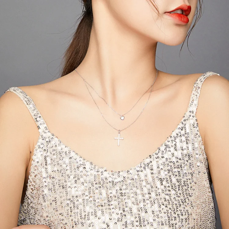 Pandora Style Love Cross ogrlica - BSN197