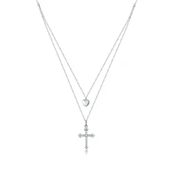 Pandora Style Love Cross ogrlica - BSN197