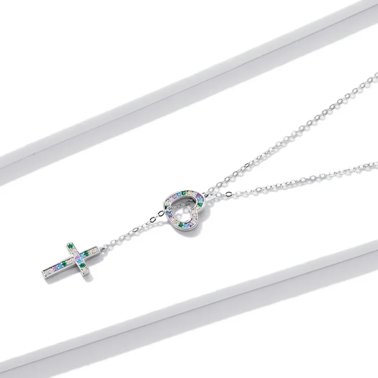 Pandora Style Love Cross ogrlica - BSN244