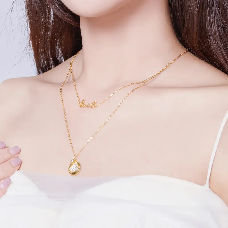 (slika za) Pandora Style Lucky Pig Ogrlica - BSN090 - Ogled 6