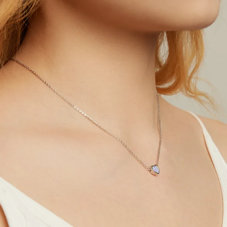 Pandora Style Opal Ljubezenska ogrlica - SCN471
