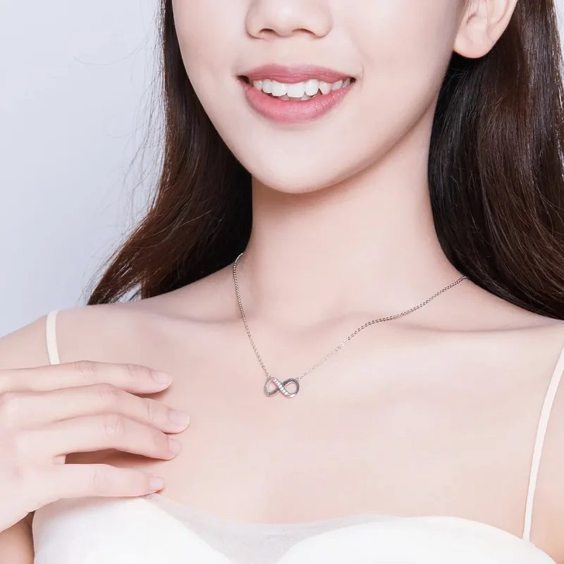 (slika za) Pandora Style Silver Love Unlimited Ogrlica - SCN352 - Ogled 6