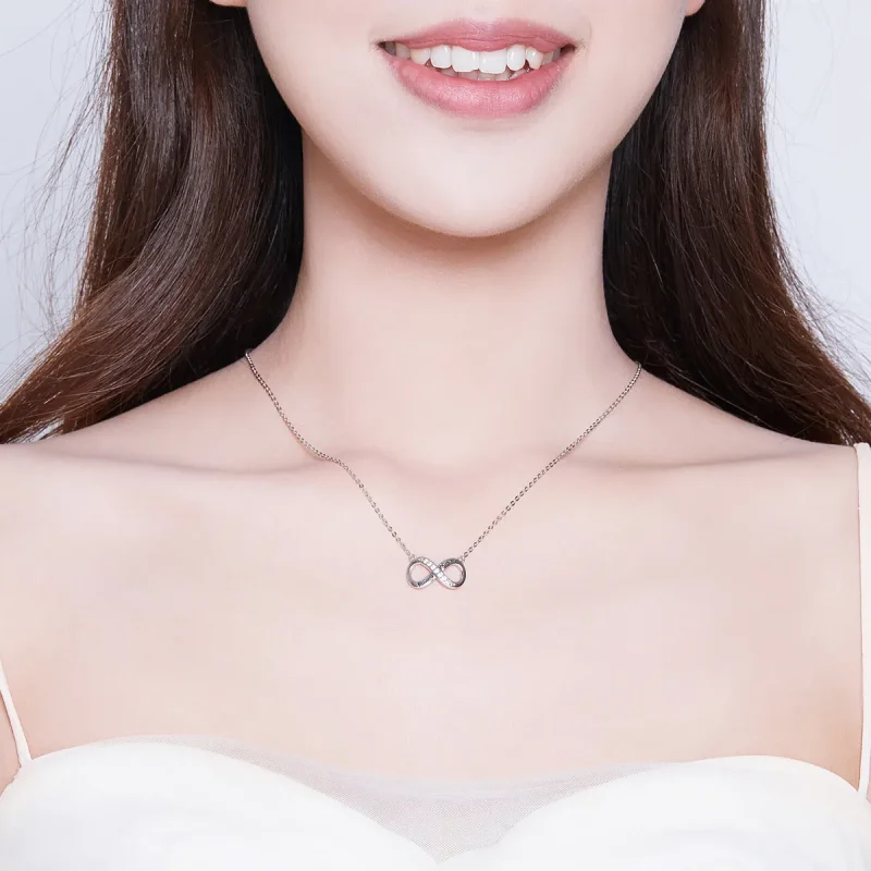 (slika za) Pandora Style Silver Love Unlimited Ogrlica - SCN352 - Ogled 7