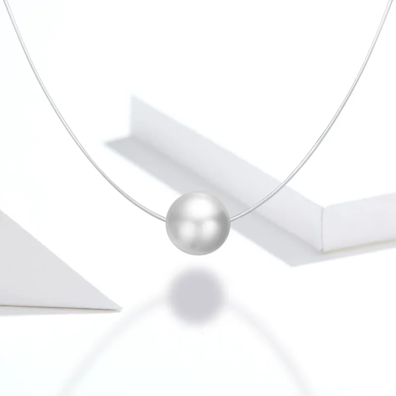 (slika za) Srebrna ogrlica s školjkami v stilu Pandora - SCN372 - Ogled 5