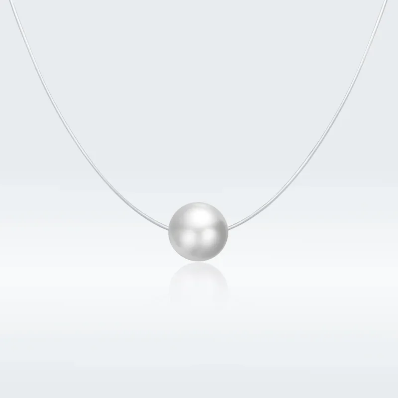 (slika za) Srebrna ogrlica s školjkami v stilu Pandora - SCN372 - Slika izdelka