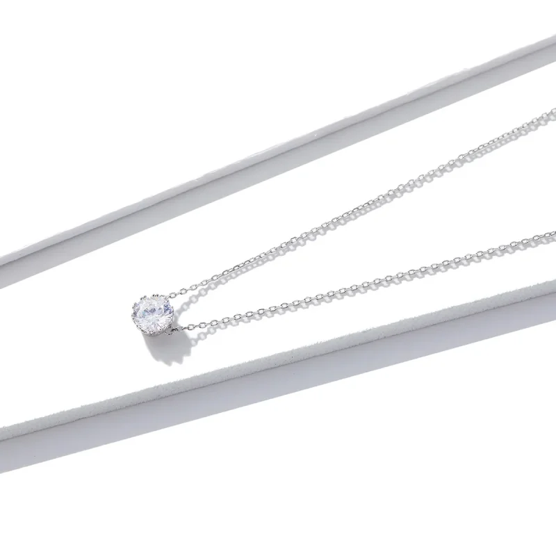 (slika za) Srebrna ogrlica z obeskom v stilu Pandora, sijoče življenje - BSN085 - Ogled 3