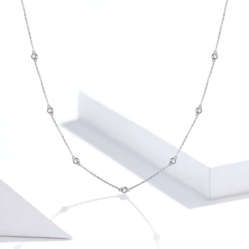 (slika za) Srebrna romantična verižica v slogu Pandora - SCN393 - Ogled 8