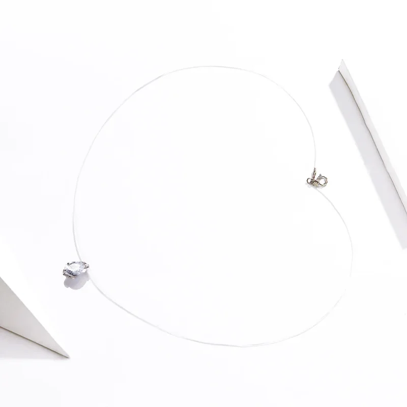 (slika za) Srebrna sijoča ogrlica v stilu Pandora - SCN332-D - Ogled 2