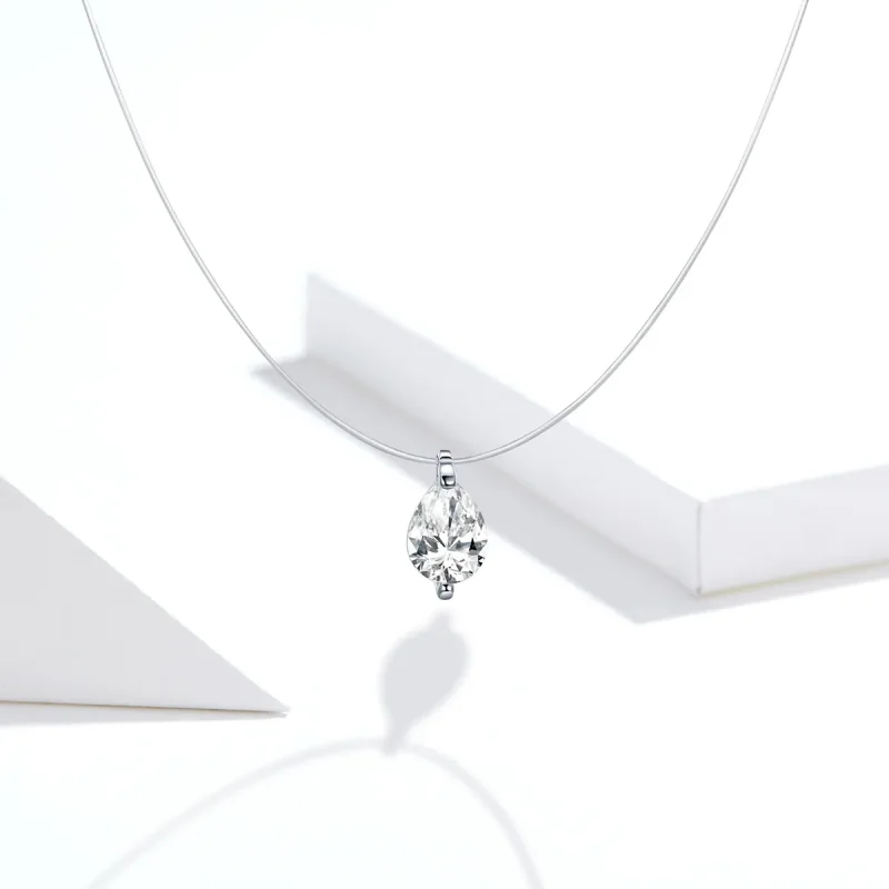 (slika za) Srebrna sijoča ogrlica v stilu Pandora - SCN332-D - Ogled 5