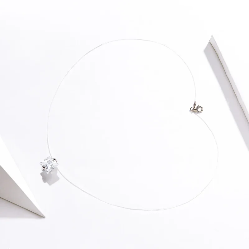 (slika za) Srebrna sijoča ogrlica v stilu Pandora - SCN332-S - Ogled 2