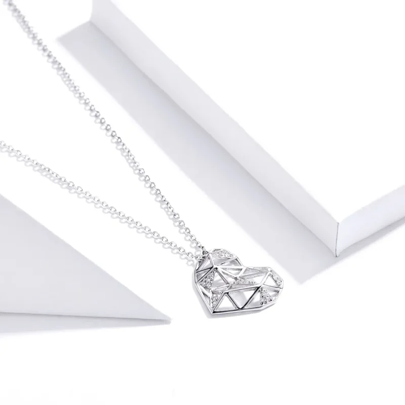 (slika za) Srebrna čudovita ljubezenska ogrlica v stilu Pandora - SCN364 - Ogled 3