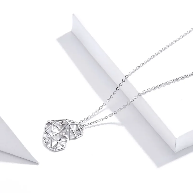 (slika za) Srebrna čudovita ljubezenska ogrlica v stilu Pandora - SCN364 - Ogled 4