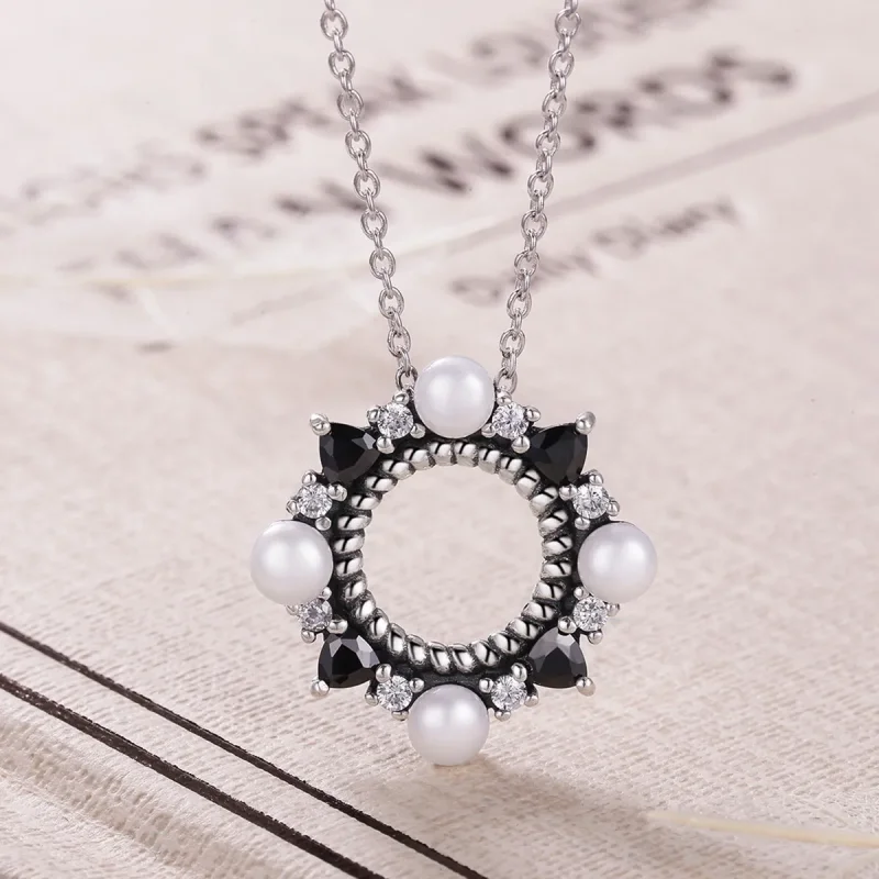 (slika za) Čudovita gibljiva ogrlica v slogu Pandora - VSN032 - Ogled 3