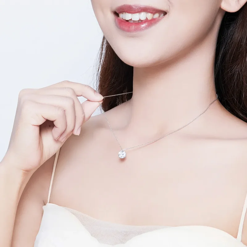 (slika za) Čudovita srebrna ogrlica v stilu Pandora - SCN355 - Ogled 7