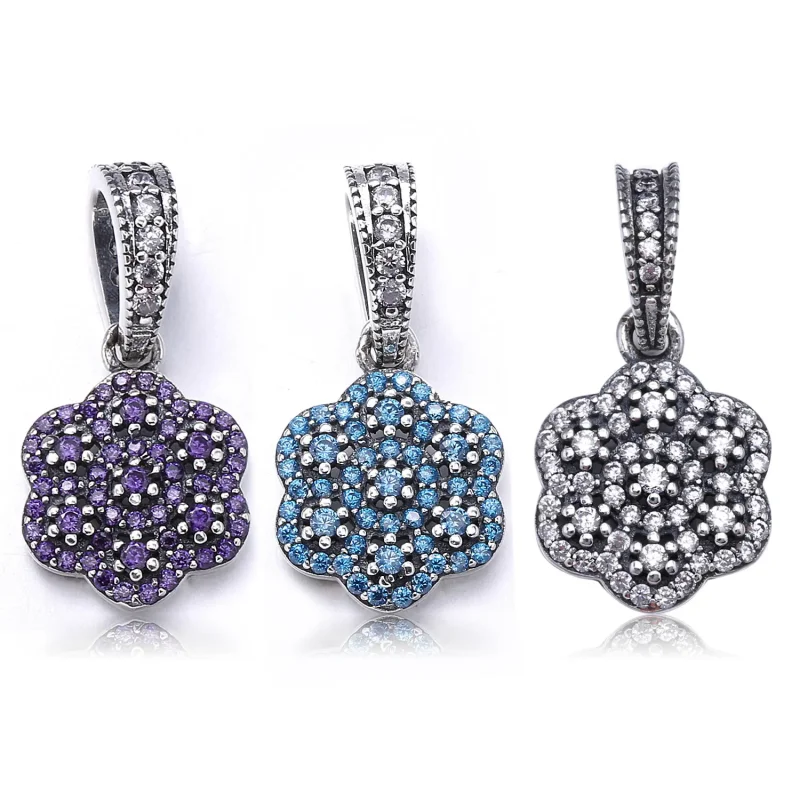 (slika za) Obesek s kristalizirano rožo PANDORA - 390392cz - Ogled 2