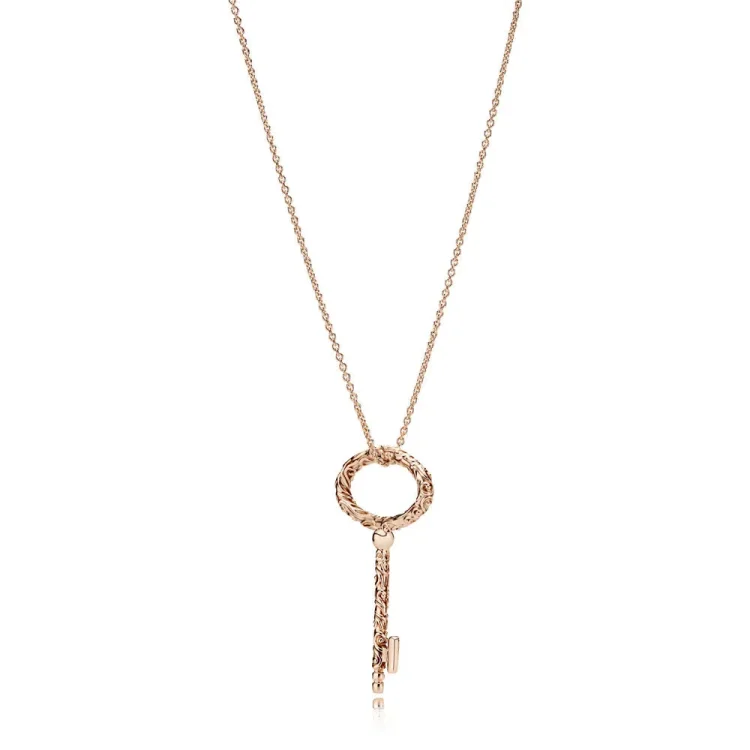 Ogrlica Regal Key, PANDORA Rose™ - 387676-90