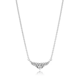 Ogrlica z obeskom PANDORA pravljična tiara - 396227CZ-45
