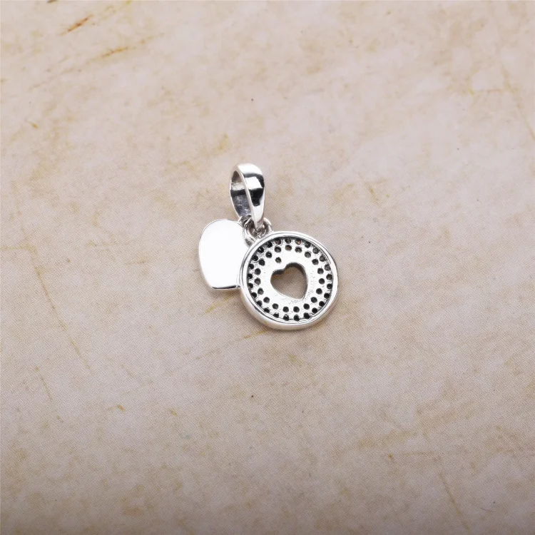 PANDORA Celebration Hearts, Clear CZ Ogrlica z obeskom - 390404cz-70