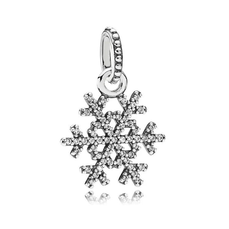 PANDORA obesek ogrlica s snežinko - 390354cz