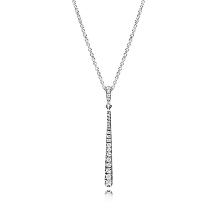 PANDORA obesek padajoča zvezda, prozoren CZ - 396354CZ-60