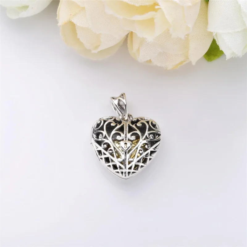 (slika za) PANDORA Odprto srce iz čipke - PJ00486-1 - Ogled 2