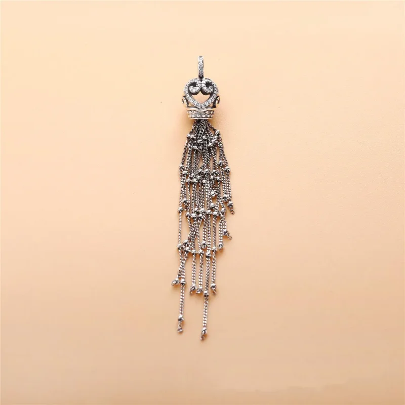 (slika za) PANDORA Ogrlica z obeskom Enchanted Tassel - 397082CZ-70 - Ogled 2