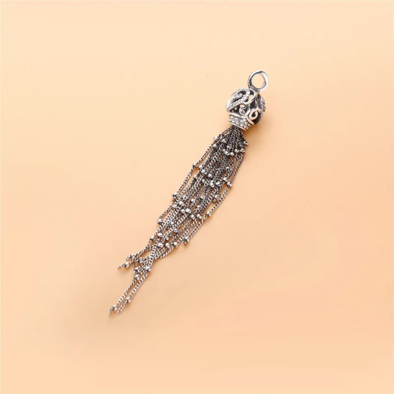 (slika za) PANDORA Ogrlica z obeskom Enchanted Tassel - 397082CZ-70 - Ogled 3