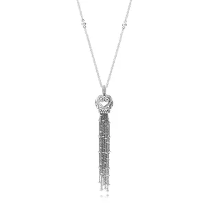 (slika za) PANDORA Ogrlica z obeskom Enchanted Tassel - 397082CZ-70