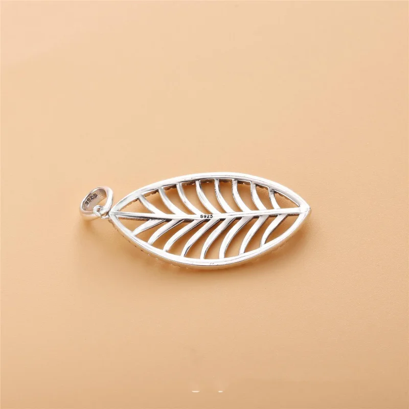 (slika za) PANDORA Ogrlica z obeskom s tropsko palmo, prozorna CZ - 390370CZ - Ogled 2