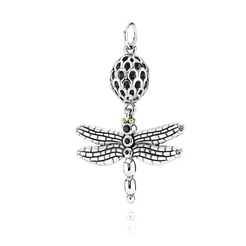 (slika za) PANDORA srečni kačji pastir, črn cz - 390336CZK - Slika izdelka