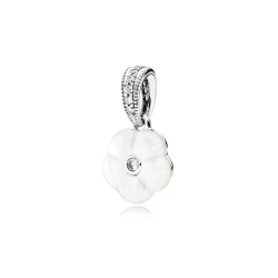 PANDORA svetleč cvetlični obesek - 390386mop