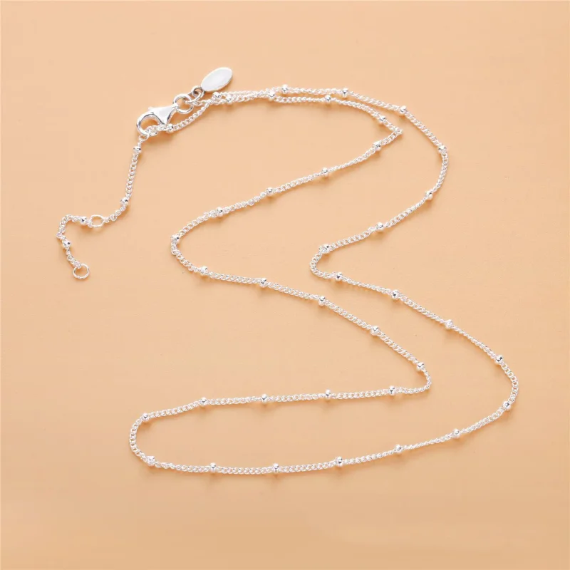 (slika za) PANDORA verižica iz srebrnih perl - 397210 - Ogled 2