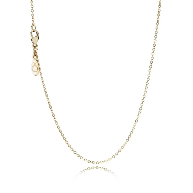 PANDORA Verižica za ogrlico, 14K zlato - 550331