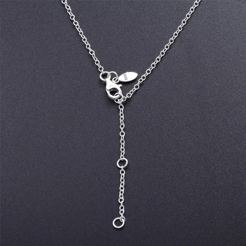 (slika za) PANDORA Vintage Allure, prozorna ogrlica z obeskom CZ - 590523CZ-45 - Ogled 4