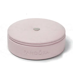 (slika za) Valentinovo 2018 omejena serija roza škatle za nakit Pandora - PG_006