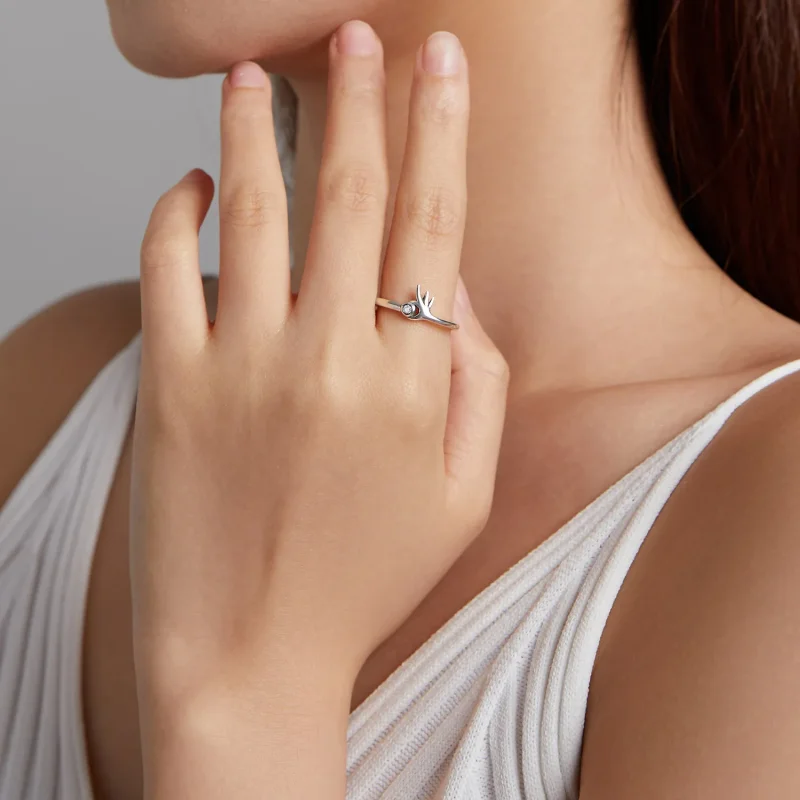 (slika za) Odprt prstan Pandora Style Ok - BSR198 - Ogled 7