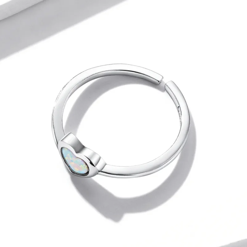 (slika za) Odprt prstan Pandora Style Opal Love - BSR234 - Ogled 3