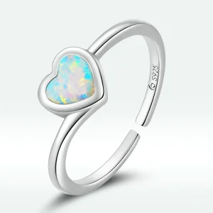 (slika za) Odprt prstan Pandora Style Opal Love - BSR234