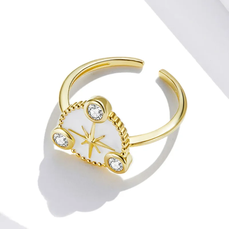 (slika za) Odprt prstan Pandora Style Personality Star - SCR733 - Ogled 4